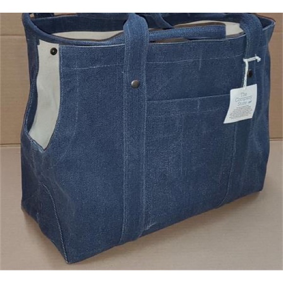 THE COMPANY STORE Animal Travel Tote Sturdy Canvas Straps NWT 19.5x15 - Picture 12 of 12